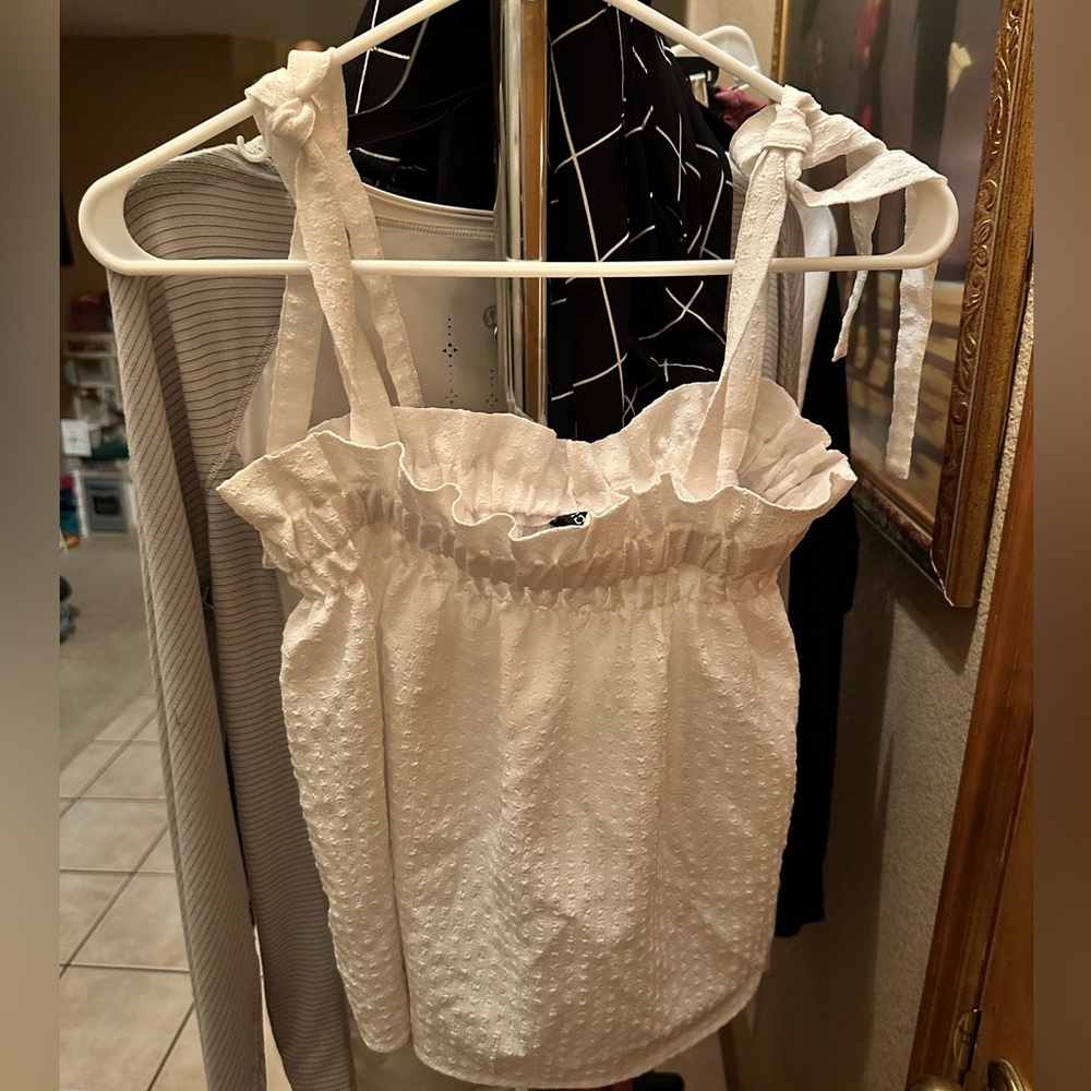White tank top